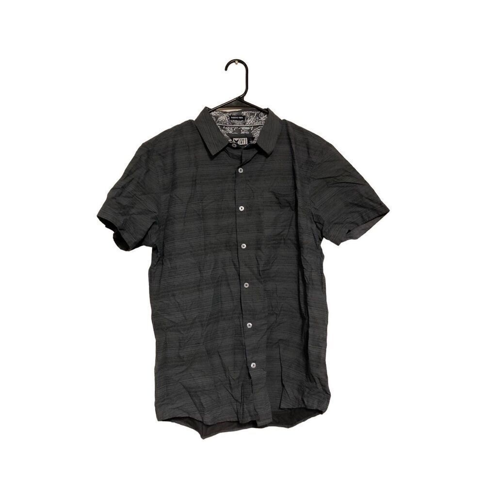 Company Eighty One Co81 Size Large (L) Positive Vibes Button Short Sleeve